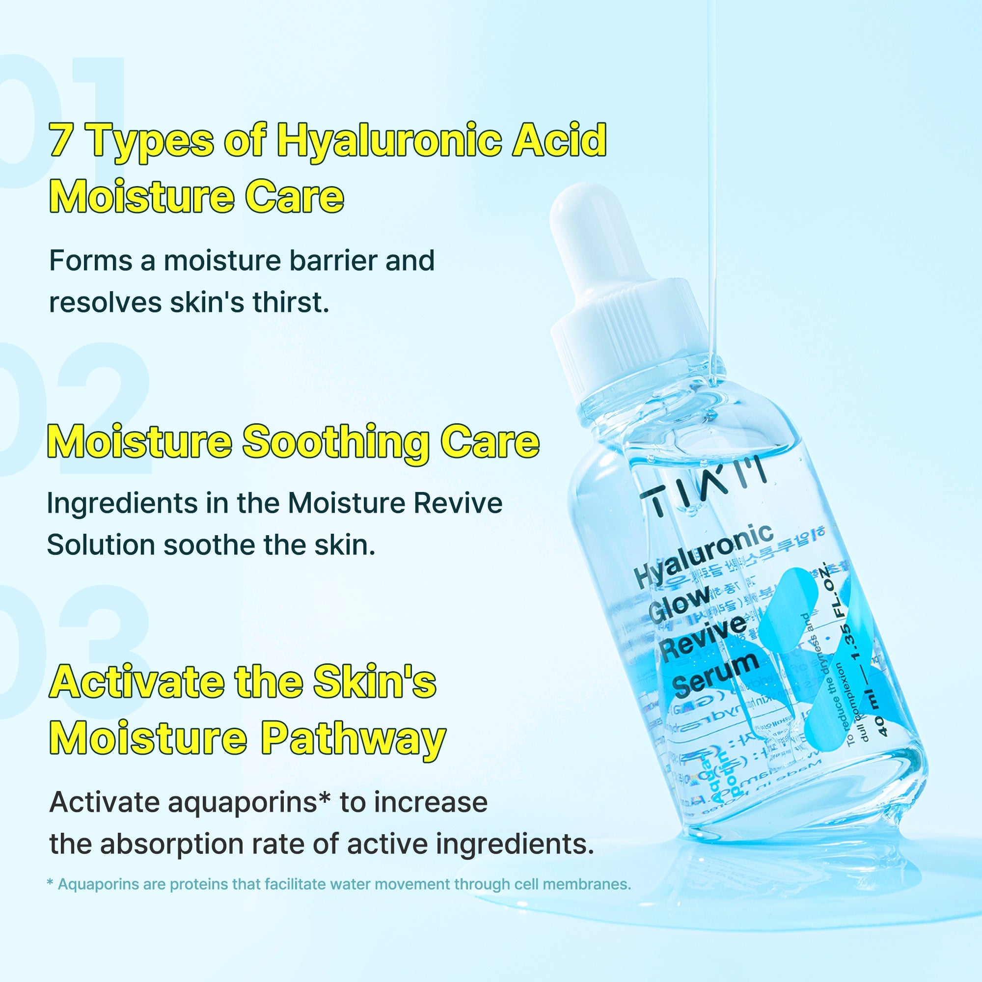 [TIAM] Hyaluronic Glow Revive Serum 40ml