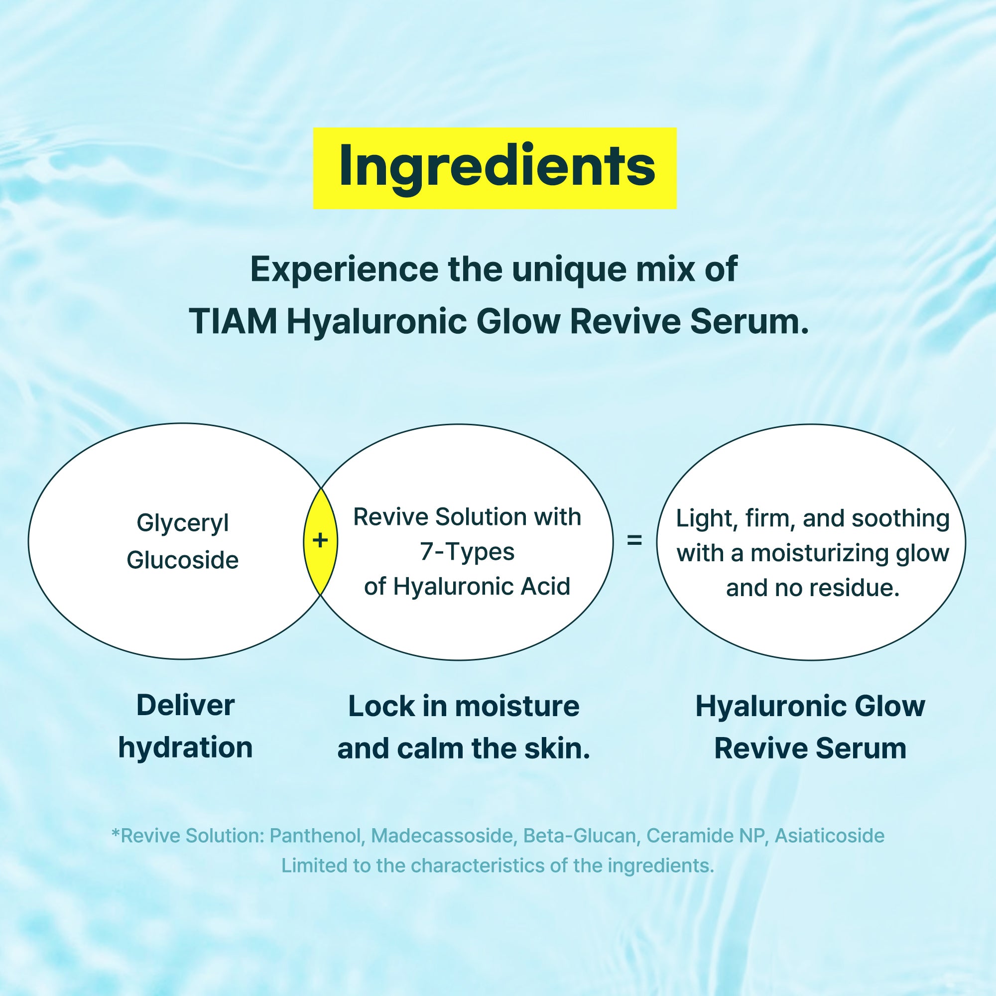 [TIAM] Hyaluronic Glow Revive Serum 40ml