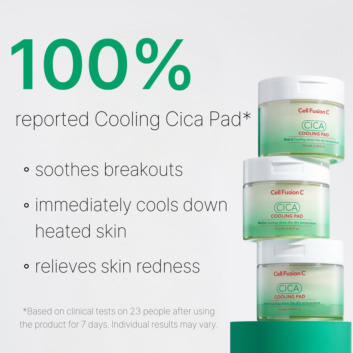 [Cell Fusion C] Post Alpha Cica Cooling Pad (70 pads)